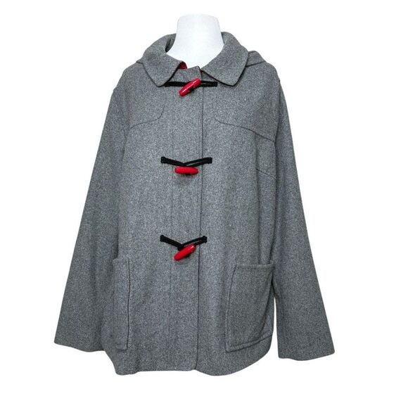 Old Navy Womens Wool Coat Size XXL Gray - Picture 1 of 7